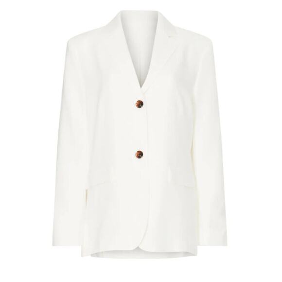 Samsoe Luzy Blazer in White - Picture 1 of 6